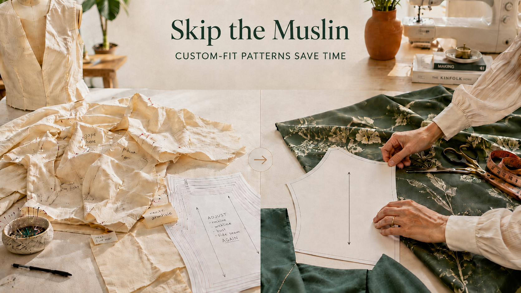 Cover Image for Skip the Muslin: How Custom-Fit Sewing Patterns Save You Time (And Money)